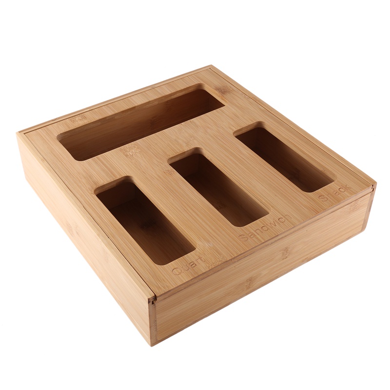 Túi Đựng Đồ Dùng Nhà Bếp Bằng Tre Có 1 Hộp 4 Ngăn