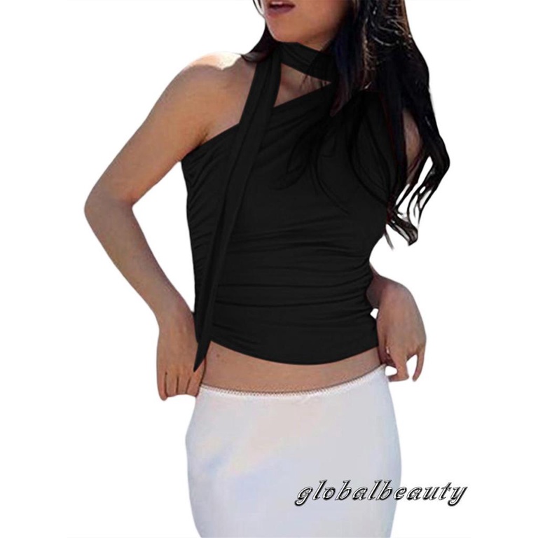 Áo Croptop Sát Nách Màu Sắc Thời Trang Mùa Hè Cho Nữ