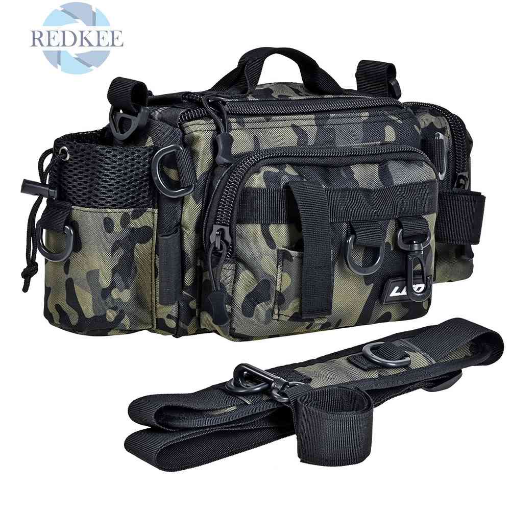 Túi Đeo Hông Đựng Dụng Cụ Câu Cá Họa Tiết Rằn Ri