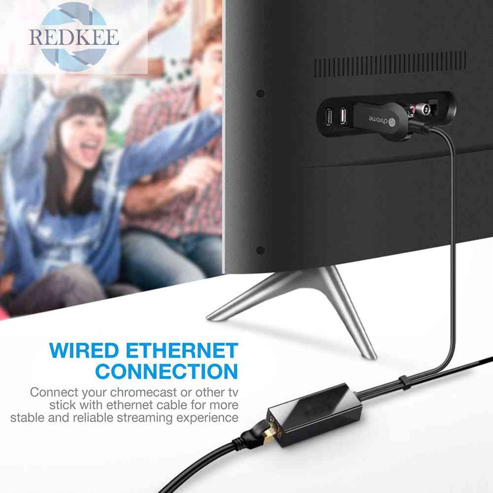 Cáp ChuyểN ĐổI Micro USB Sang RJ45 Cho TV Stick 480Mbps Thẻ