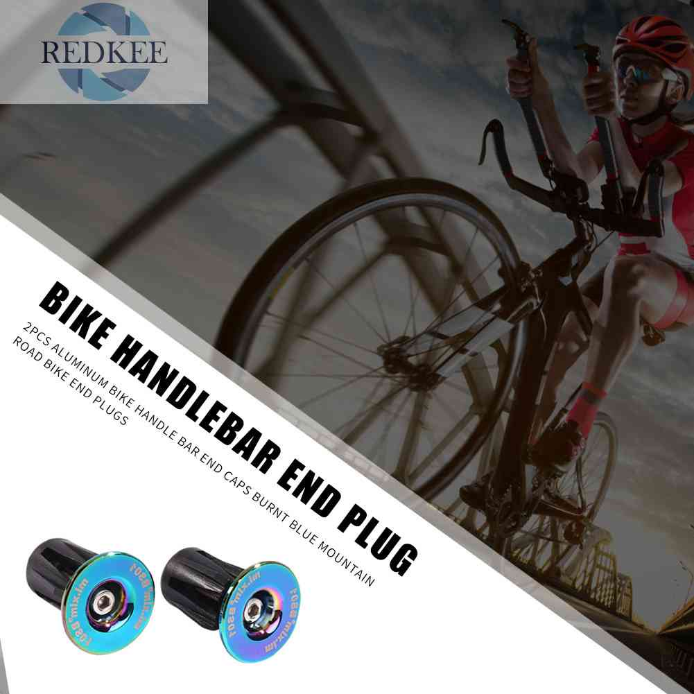 Set 2 Nút Gắn Tay Cầm Xe Đạp Leo Núi Chất Liệu Nhôm