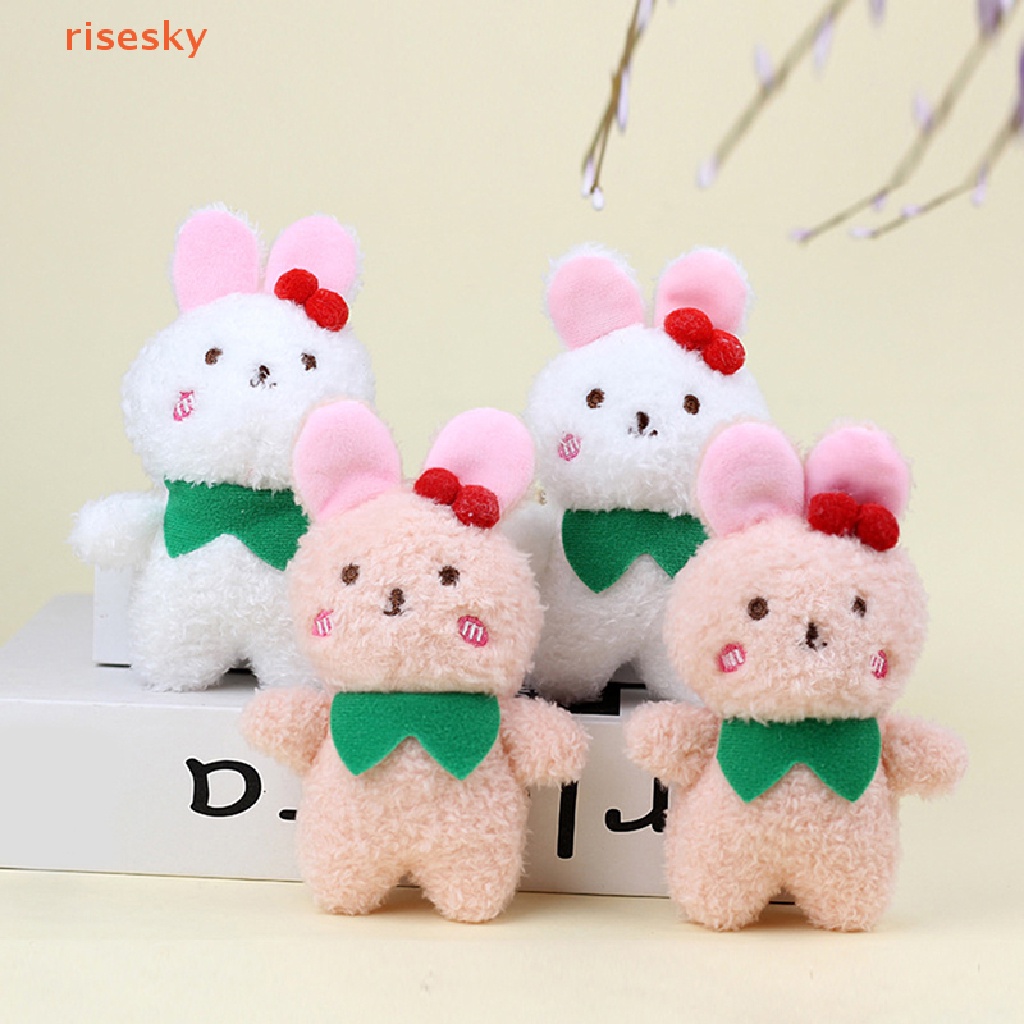Móc Khóa Thỏ Nhồi Bông Hoạt Hình Dễ Thương DIY
