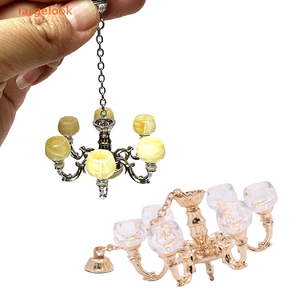 Mô Hình Đèn Chùm Trang Trí Nhà Búp Bê Tỉ Lệ 1: 12