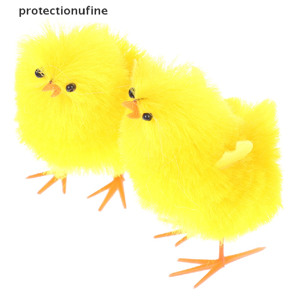 1 Chú Gà Đồ Chơi Màu Vàng Phục Sinh Dài 10cm Dùng Trang Trí PR3VN
