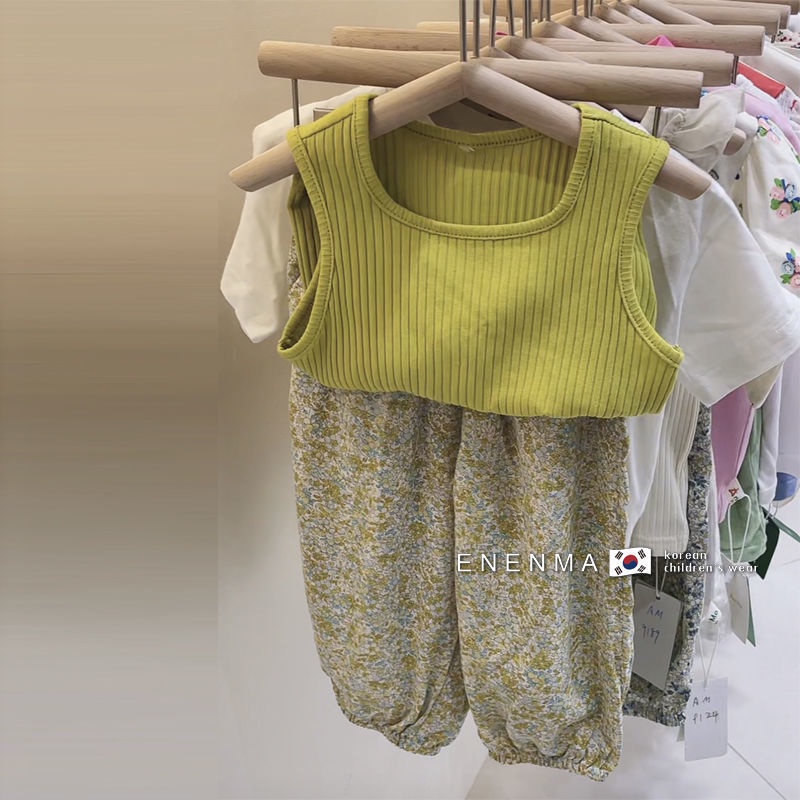 Set Áo Thun + Quần Dài Chống Muỗi Thời Trang Mùa Hè 2023 Mới Cho Bé Gái