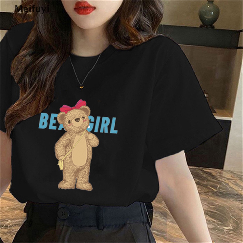 Áo Thun Tay Ngắn Cổ Tròn In Chữ Thời Trang Mùa Hè Cho Nữ