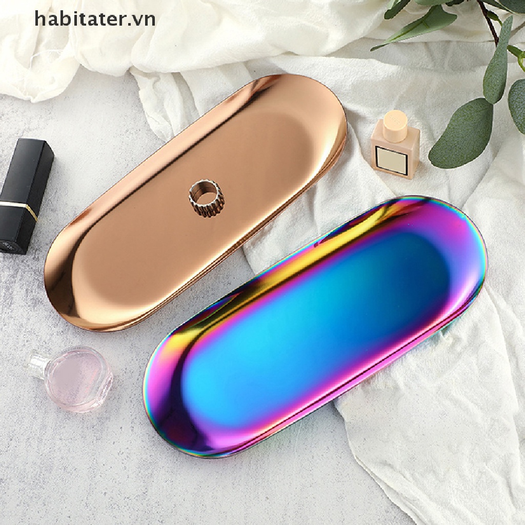 Đĩa Đựng Thức Ăn Tráng Miệng Bằng Thép Không Gỉ