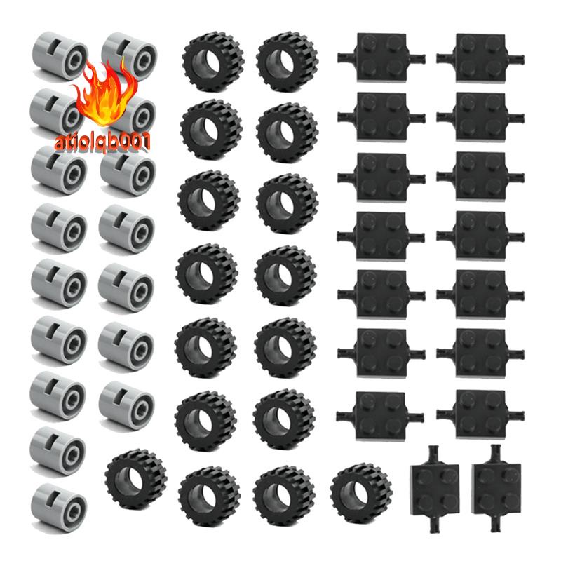 Set 48 Trục Bánh Xe Đồ Chơi Bằng Nhựa Cho Bé