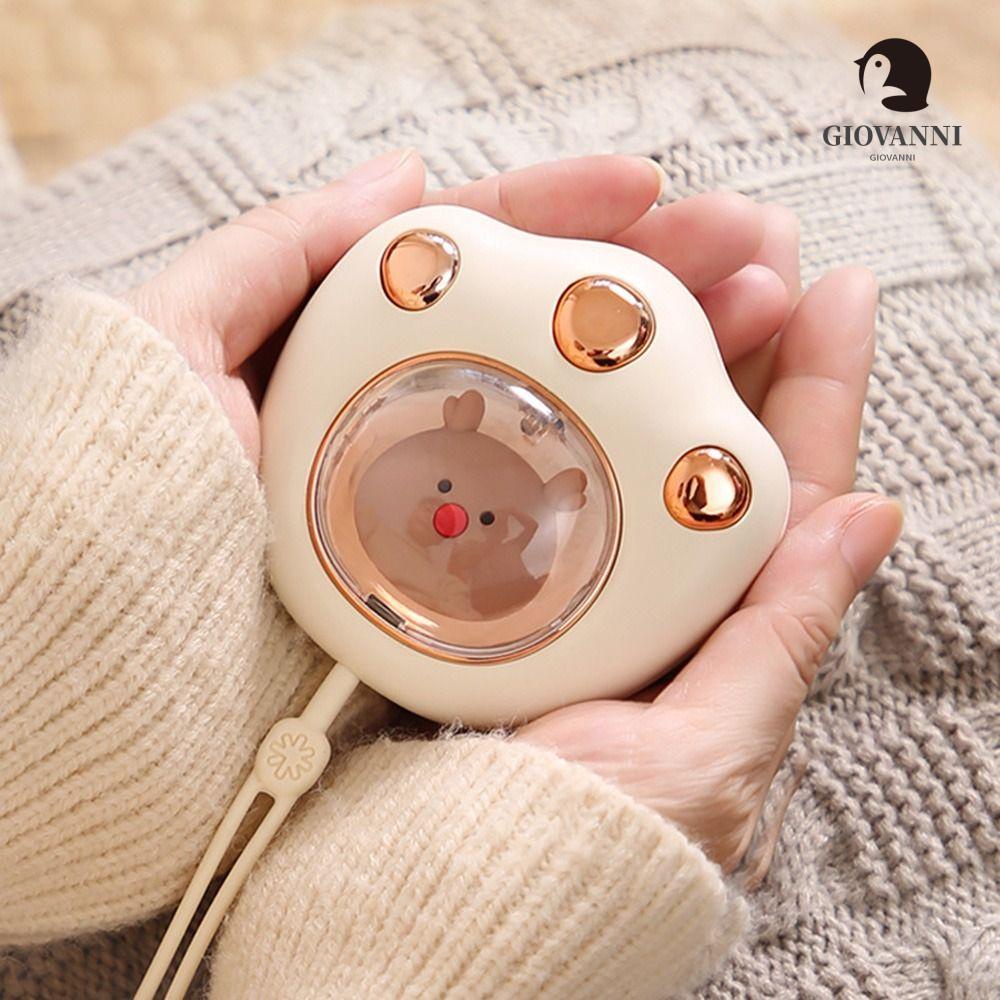 Giovanni Máy Sưởi Ấm Tay Mini Hình Bàn Chân Mèo Dễ Thương