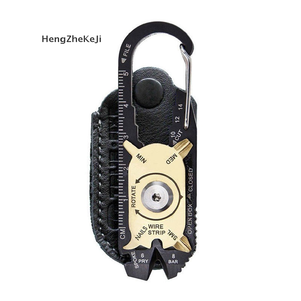 Móc Khóa Kiêm Dụng Cụ Mở Nắp Chai Đa Năng 20 Trong 1 HengZheKeJi