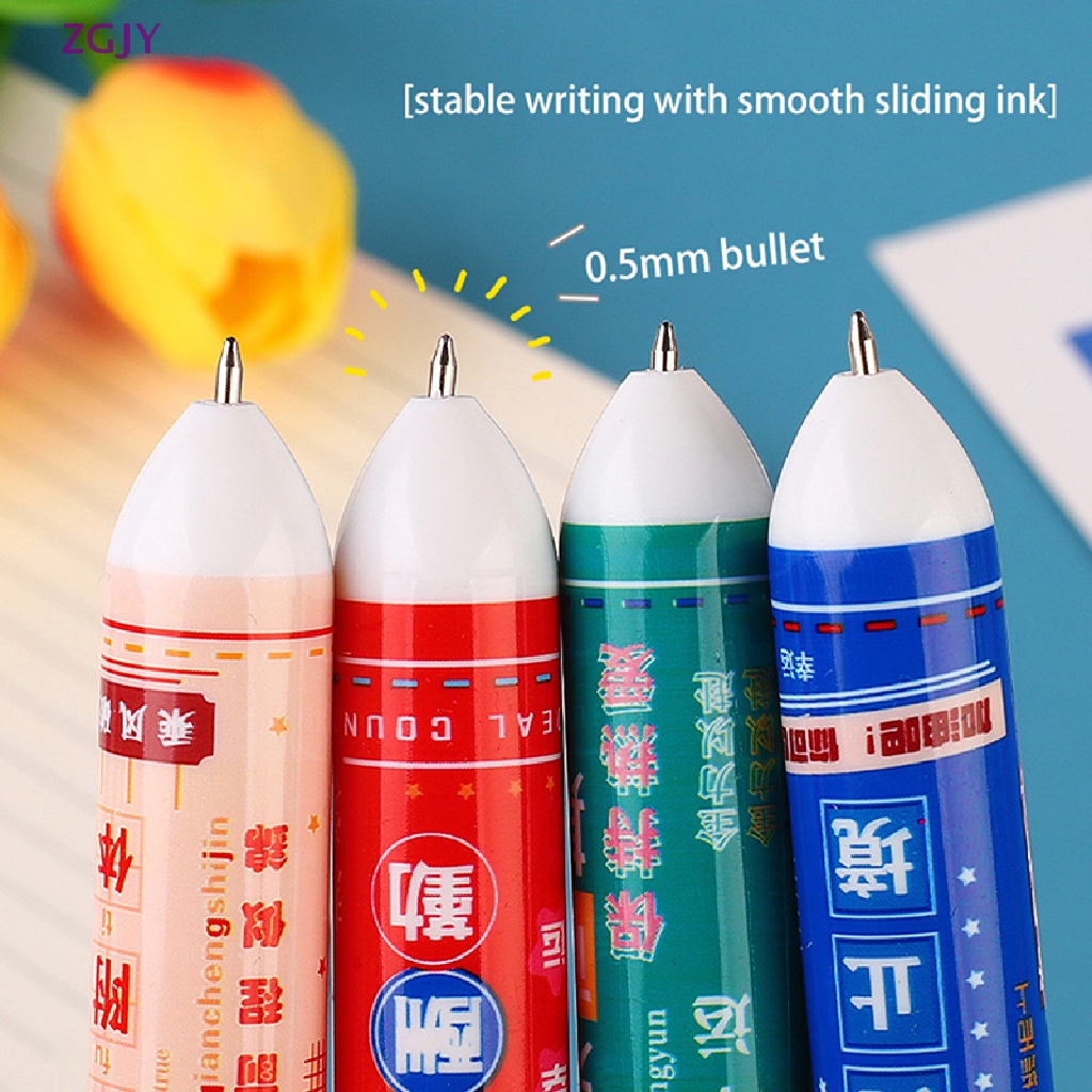 Bút Bi Tự Động Họa Tiết Hoạt Hình Đơn Giản Sáng Tạo Mới