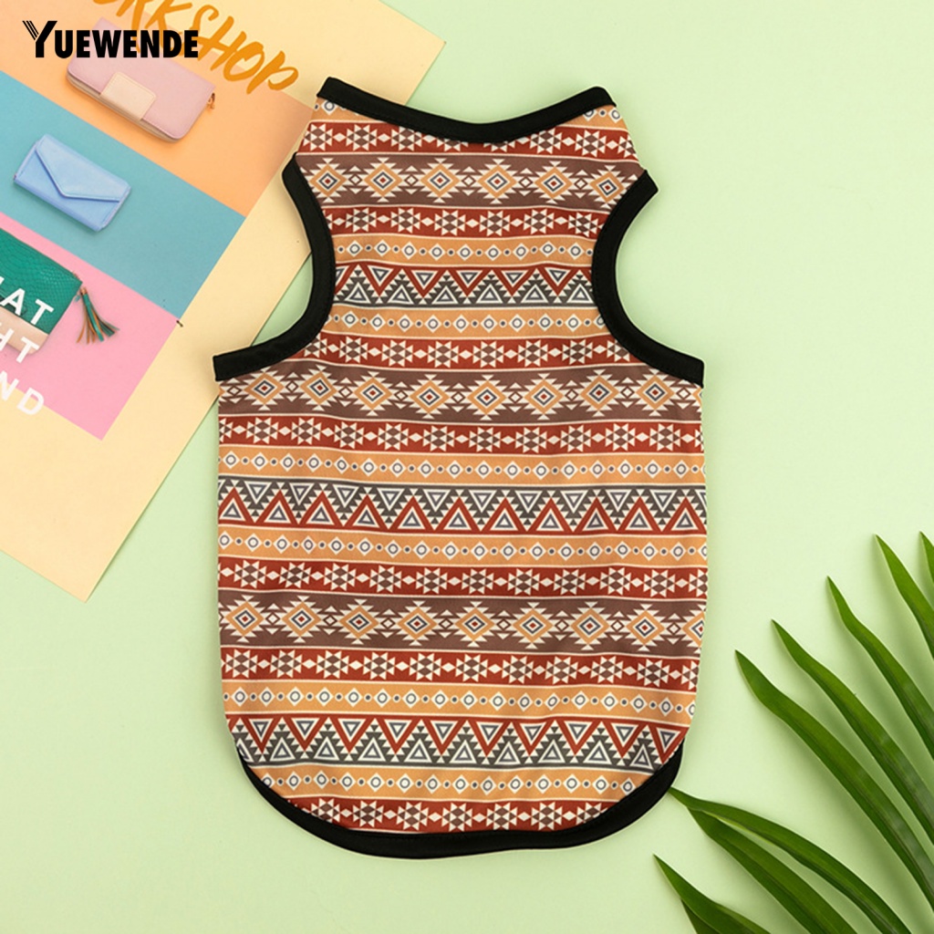 Áo Mùa Hè YE.B Không Tay Dễ Lên Màu Cho Thú Cưng