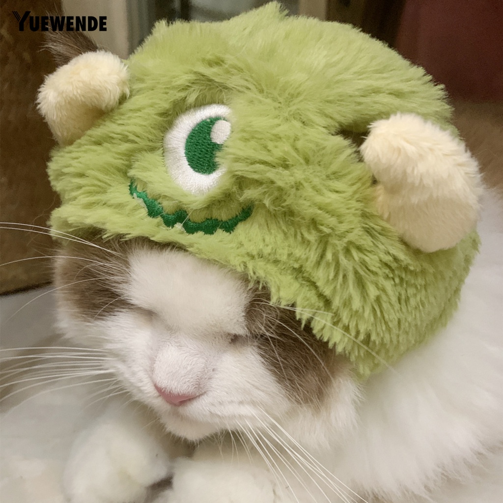 Mũ Đội Trọng Lượng Nhẹ Họa Tiết Hoạt Hình Vui Nhộn Dành Cho Chó Mèo