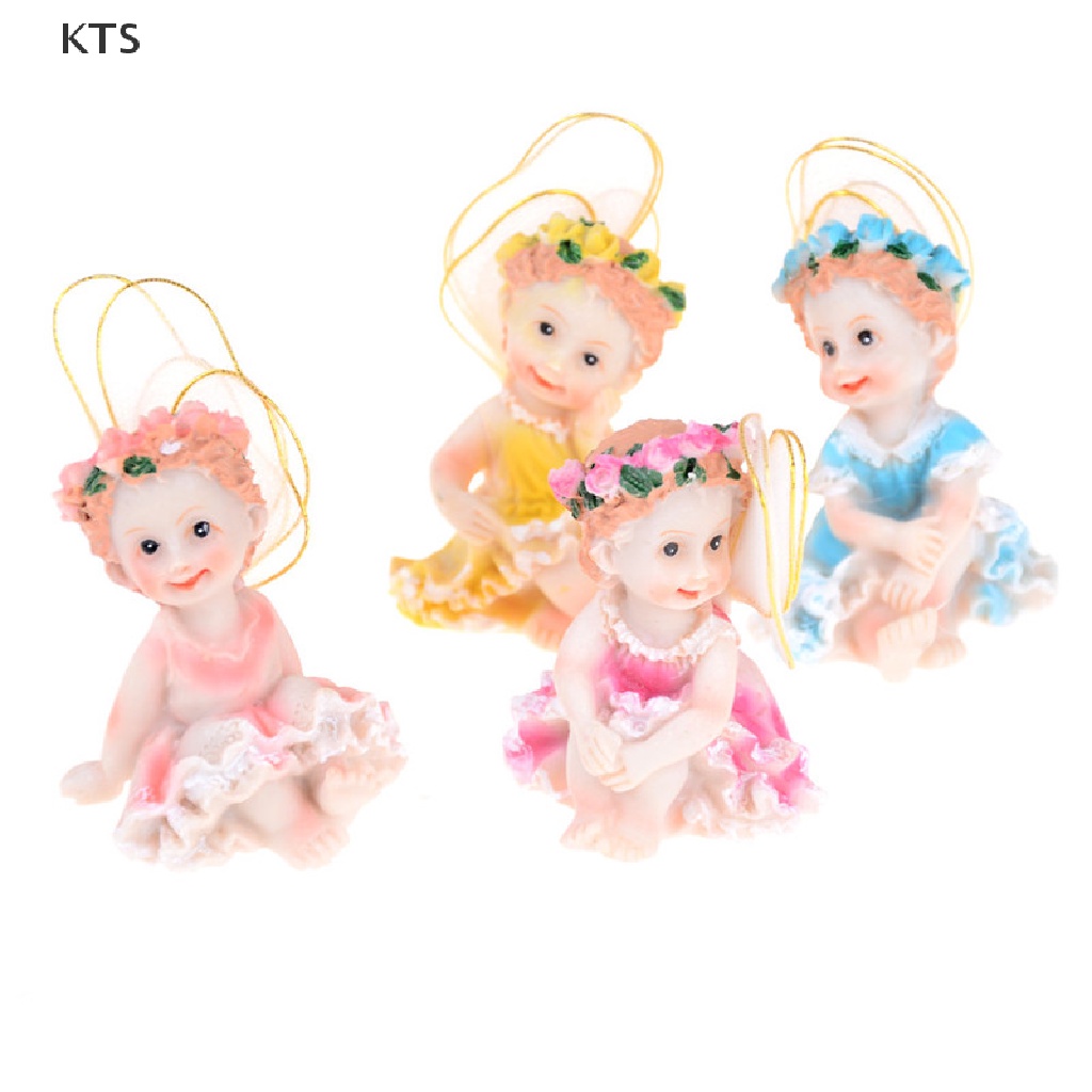 Đồ trang trí Thiên Thần Hoa Mini Bằng Nhựa Resin Trang Trí Tiểu Cảnh DIY