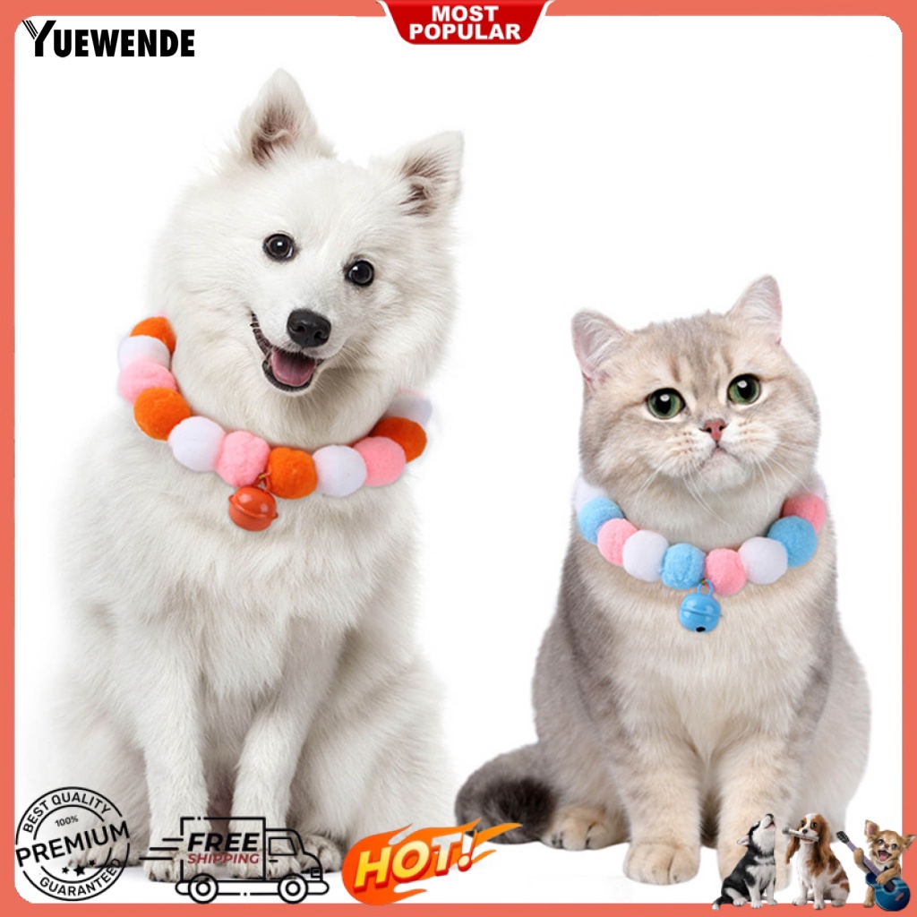 Vòng Cổ Gắn Bóng Lông Có Thể Điều Chỉnh Cho Thú Cưng