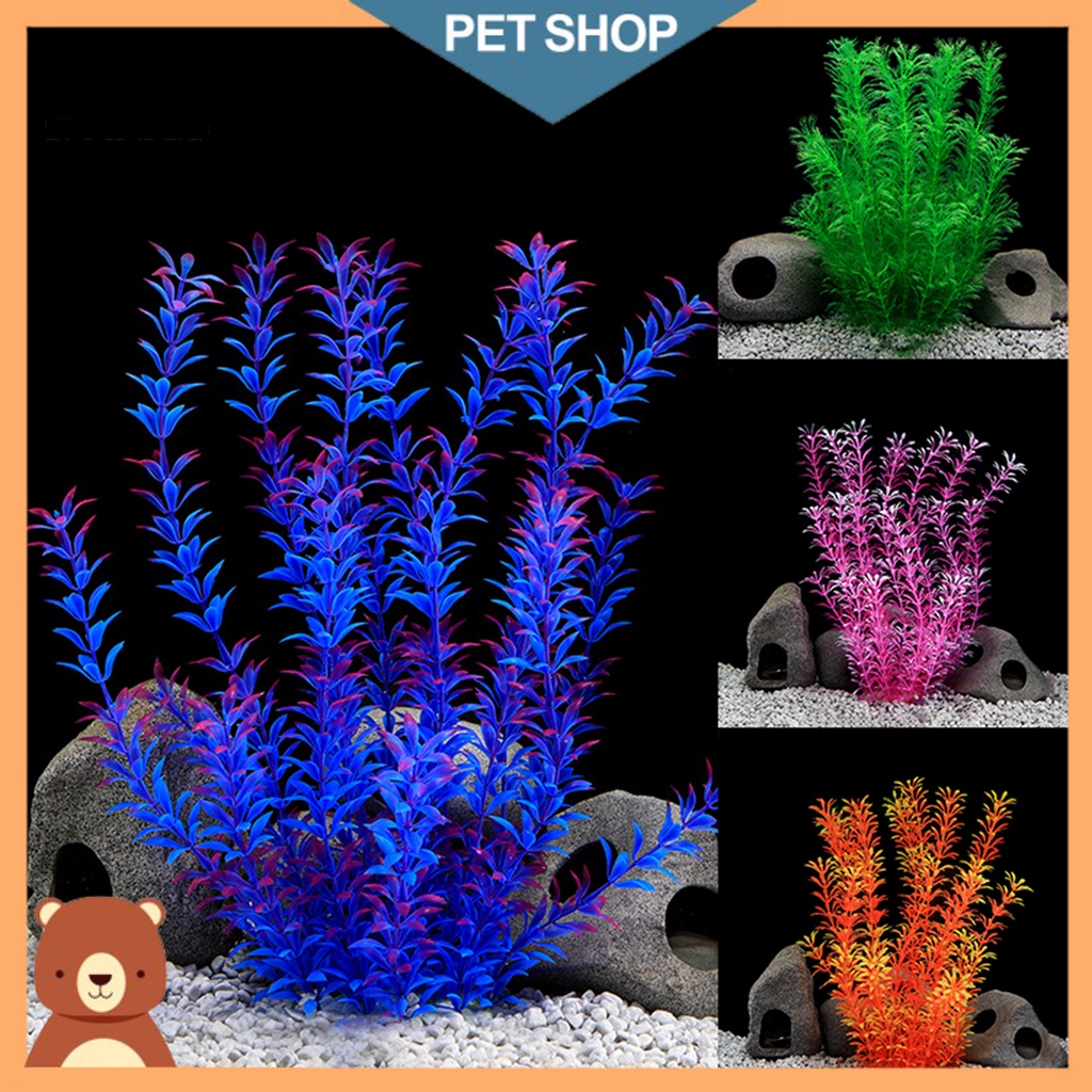 Cây Cảnh Giả Bằng Nhựa Trang Trí Bể Cá