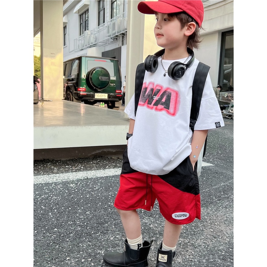 Áo thun bé trai WA AB713 sz 90-160, áo phông cho bé mùa hè thời trang