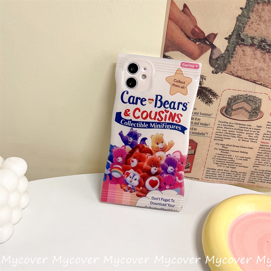 Ốp Điện Thoại Silicon Mềm Họa Tiết Nhân Vật Hoạt Hình Gấu Cho iPhone 14 13 12 11 Pro Max X XR Xs Max 6 7 8 Plus SE 2020