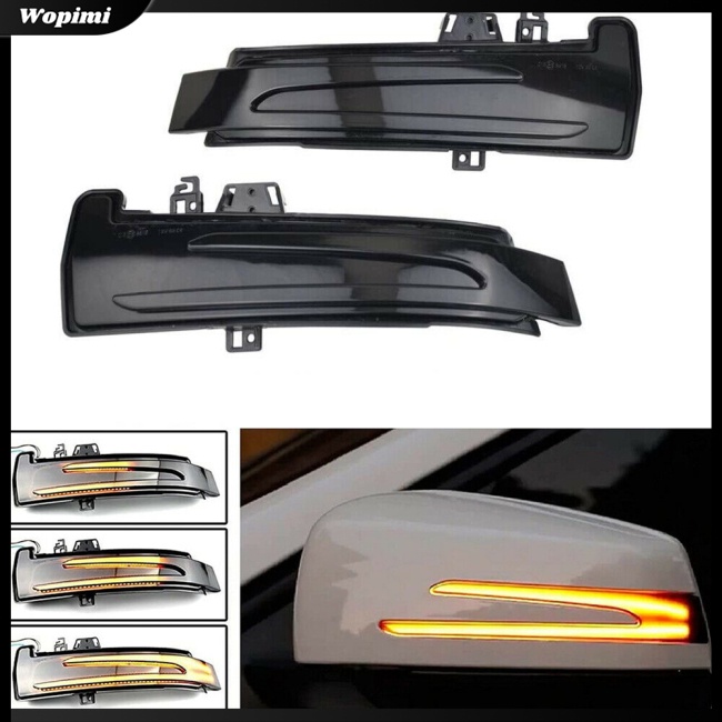 1 Cặp Đèn Led Xi Nhan Gắn Gương Chiếu Hậu Cho A-class W176 B-class W246 E-class W212 C-class W204
