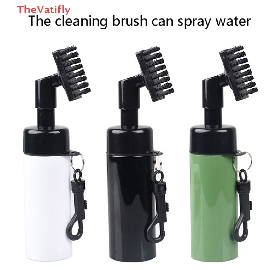 Bàn Chải Làm Sạch Gậy Đánh Golf / Câu Lạc Bộ Bóng Đá Dạng Ống Kèm Bình Bóp HOT