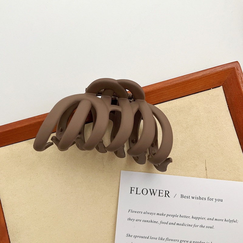 Kẹp Tóc Càng Cua Cỡ Lớn Bằng Nhựa Đơn Giản Thời Trang Cho Nữ