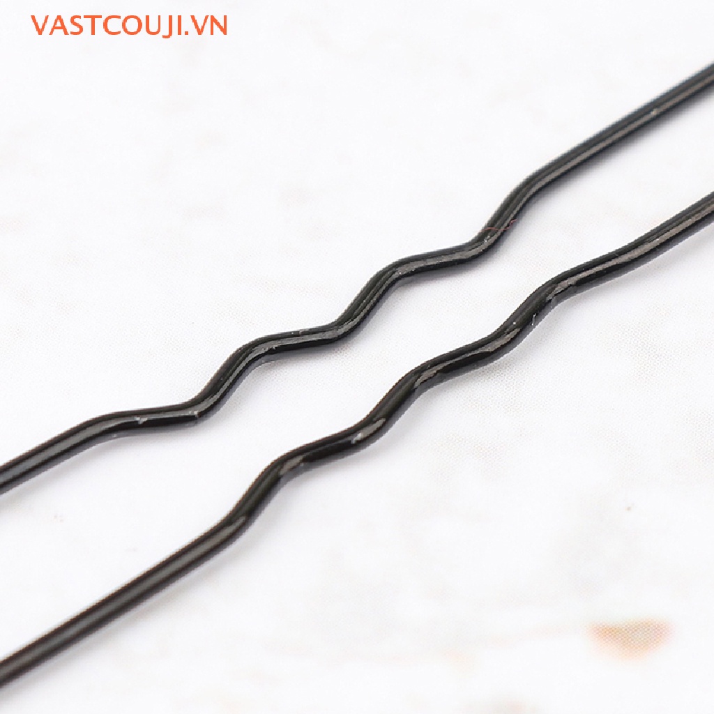 Set 50 Kẹp Tăm Chữ U Gợn Sóng Tạo Kiểu Tóc Cho Nữ