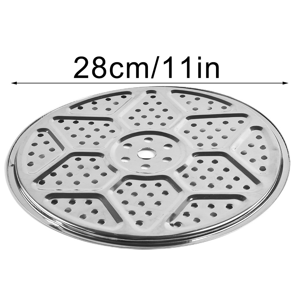 Khay Hấp Thực Phẩm Bằng Thép Không Gỉ 18-34cm