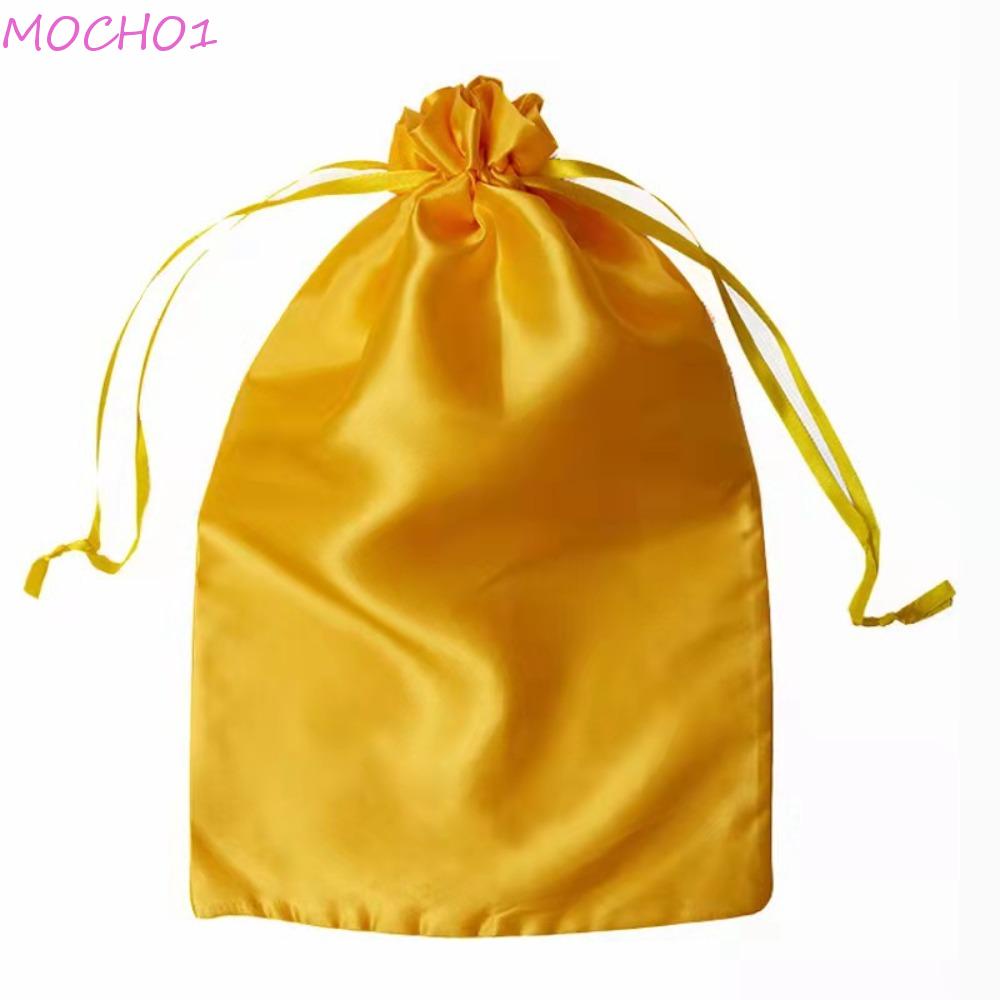 1 Túi Đựng Tóc Giả Mềm Chống Bụi Bằng Satin Màu Tím Sang Trọng Cho Nữ