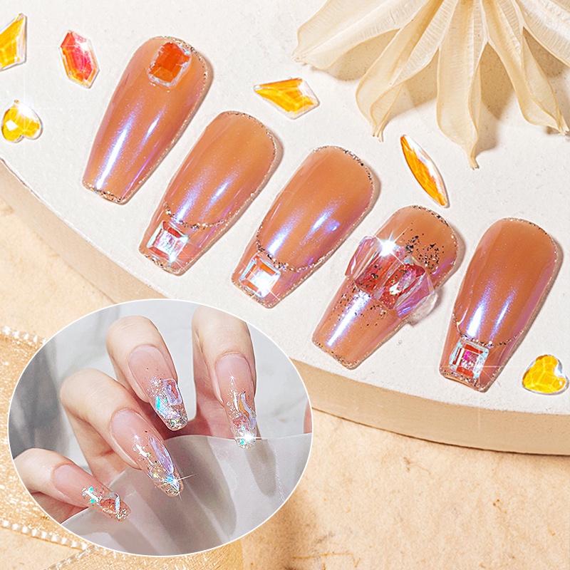 Bộ 100 HạT ĐíNh Trang Trí MóNg 3D Sang TrọNg