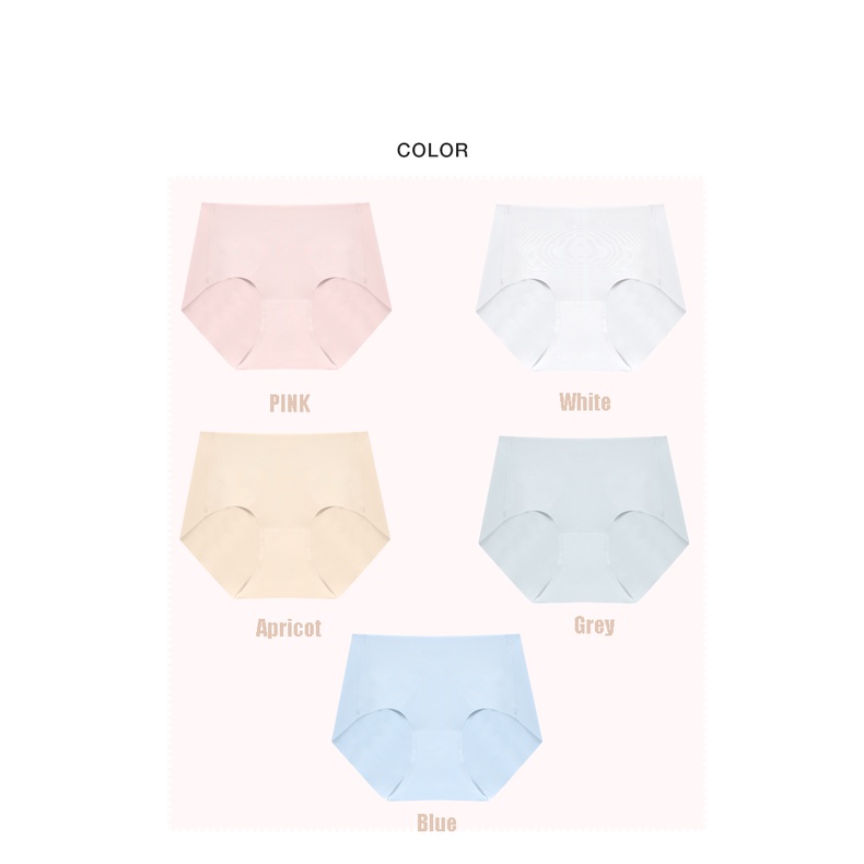 Take Talk M-2XL Quần Lót Màu Trơn Mềm Mại Vô Hình Không Đường May Quyến Rũ Cho Nữ