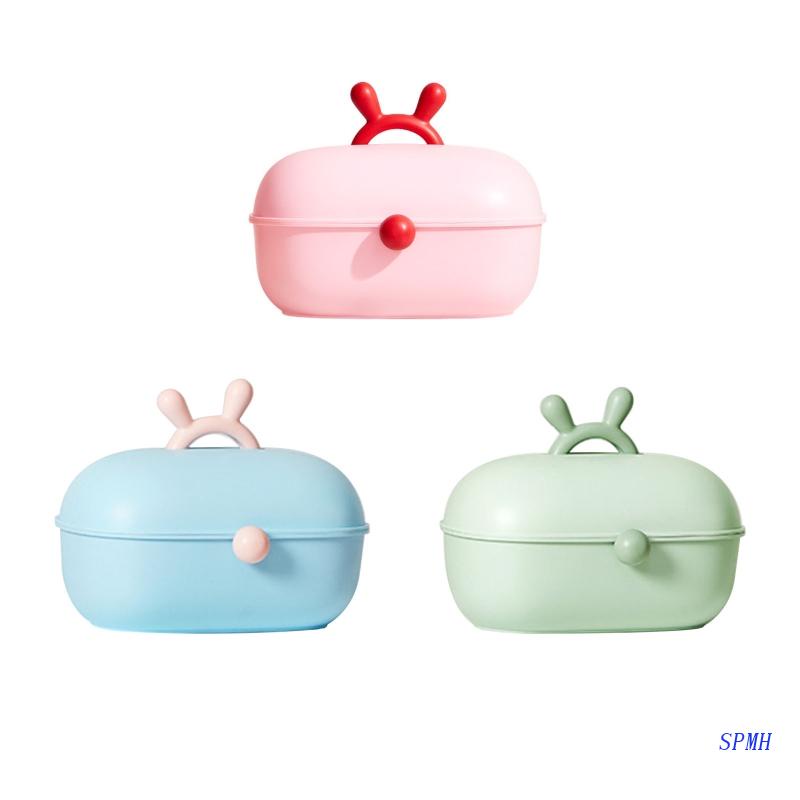 Hộp Đựng Dây Buộc Tóc Nhiều Tầng Bằng Cao Su Sắp Xếp Gọn Gàng Cho Bé Gái