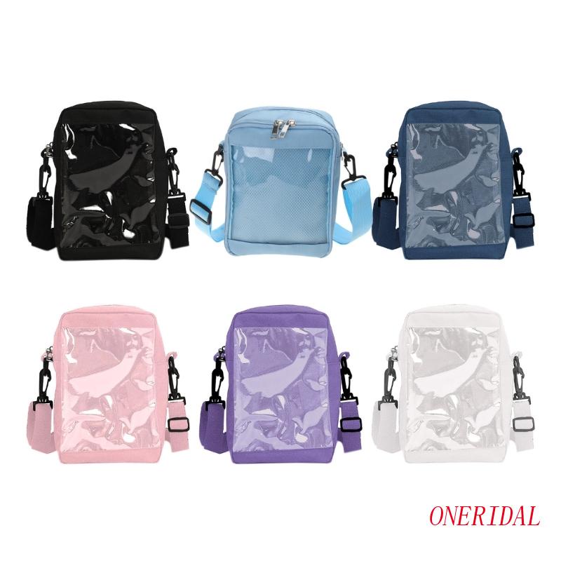 Túi Đeo Chéo Trong Suốt Phong Cách Nhật Bản Cho Nữ