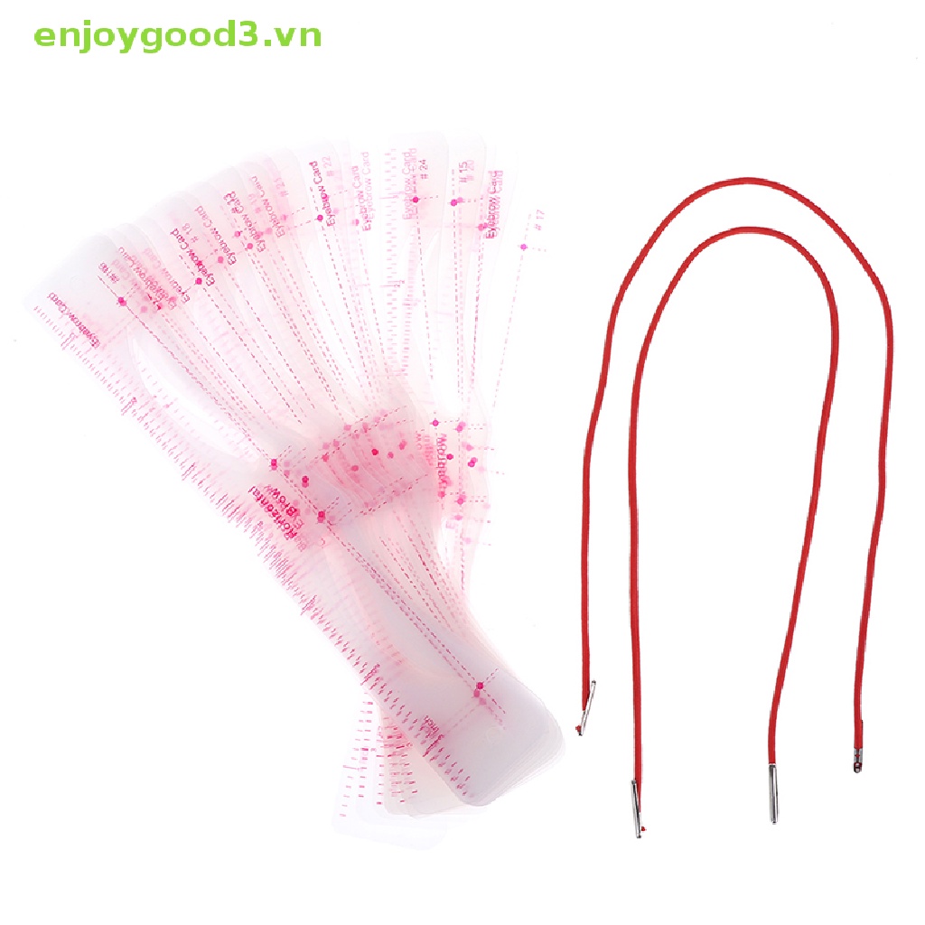 Set 24 Khuôn Thẻ Vẽ Lông Mày Vĩnh Viễn