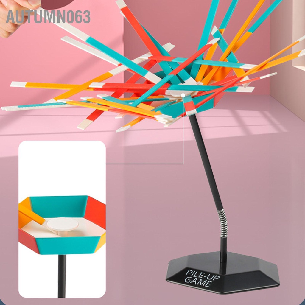 Autumn063 Xếp Gậy Đồ Chơi Đầy Màu Sắc Phát Triển Kỹ Năng Vận Động Tinh Cân Bằng Cho Trẻ Em