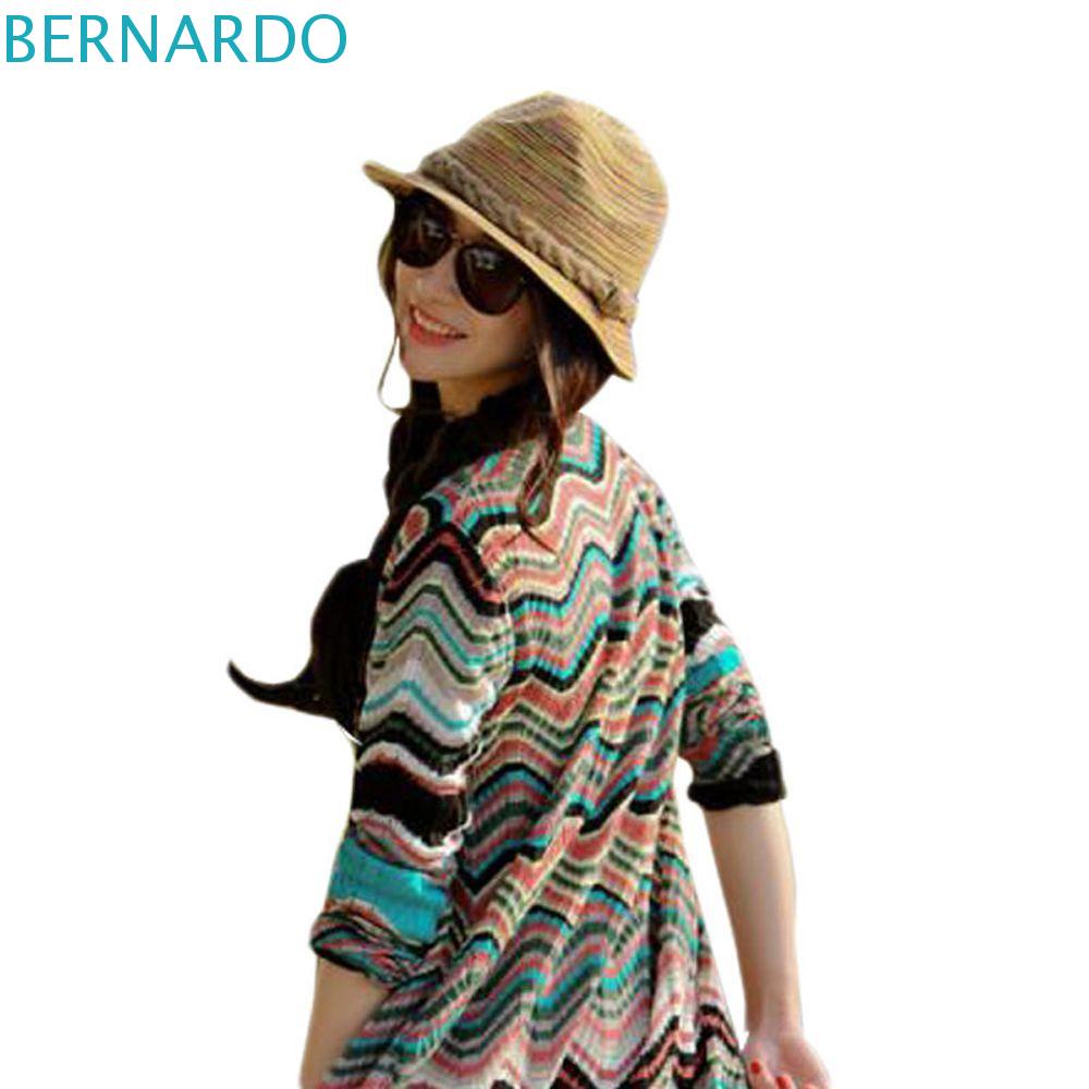 Nón Cối Hoạ Tiết Kẻ Sọc Thời Trang Mùa Hè Cho Phái Nữ