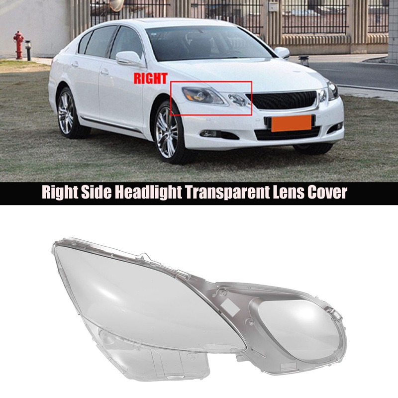 Ốp Đèn Pha Trong Suốt Cho Xe Hơi Lexus GS300 GS430 GS450 2006-2011