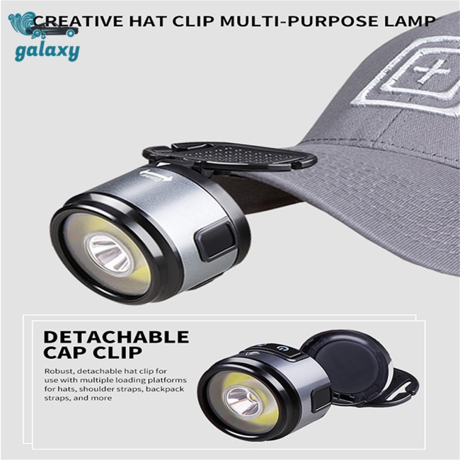 Đèn Led Đeo Đầu Siêu Nhẹ Có Móc Kẹp Tiện Dụng Khi Đi Cắm Trại