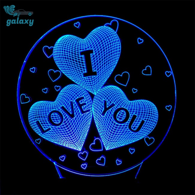 Galaxy Đèn Ngủ Led 3d Nhiều Màu Sắc Kèm Điều Khiển Từ Xa Đế Cắm Usb Tiện Dụng