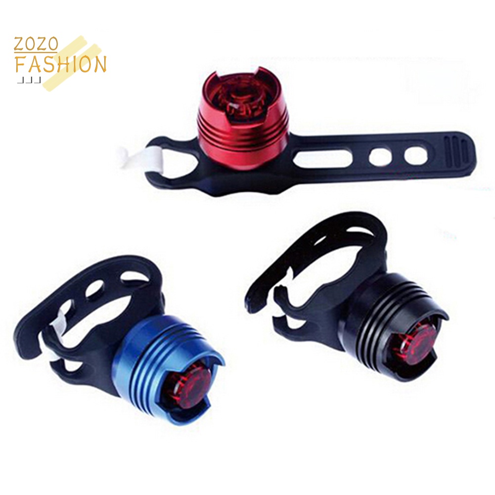 Đèn LED Cảnh Báo An Toàn Phía Sau Xe Đạp 3 Chế Độ Màu Đỏ