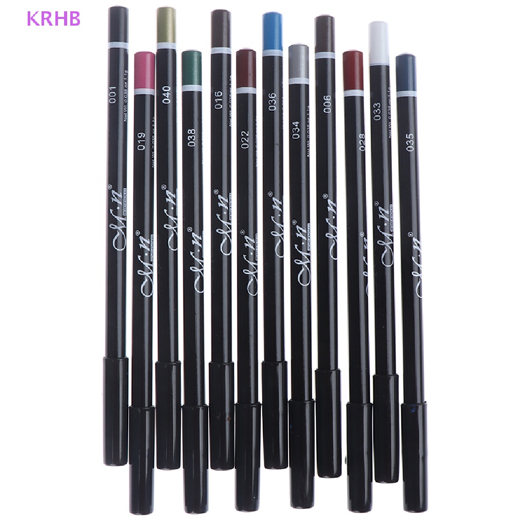 Set 12 Chì Kẻ Viền Môi Chống Thấm Nước Và Lâu Trôi Cao Cấp