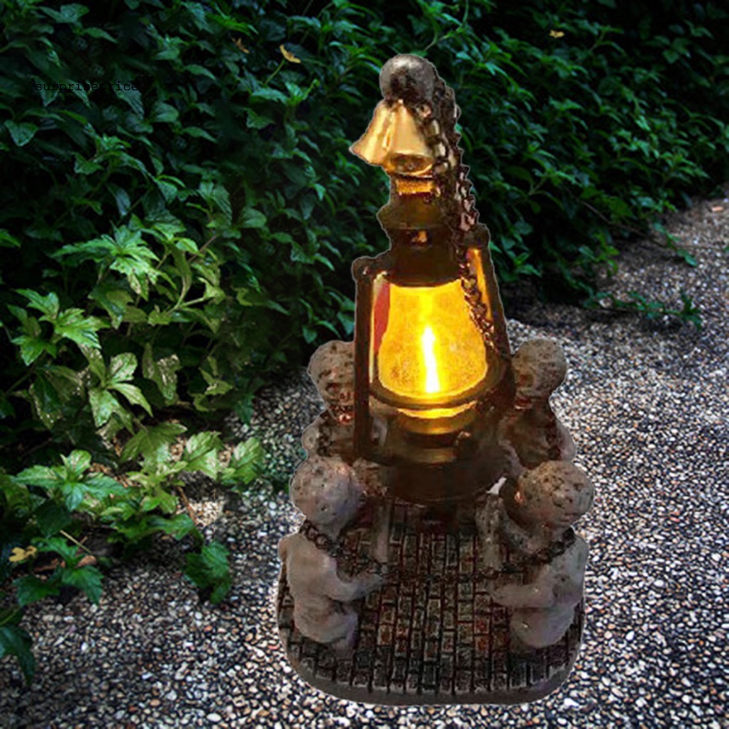 Đèn LED Để Bàn Hình Đầu Lâu Điêu Khắc Độc Đáo