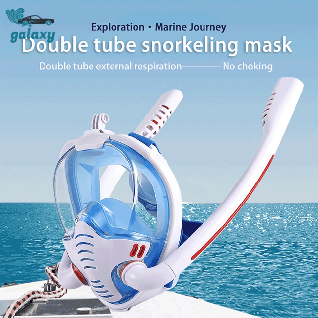 Galaxy Mặt Nạ Lặn Chống Nước Chống Sương Mù Ống Kính Hd Bằng Silicon Kèm Túi Đựng