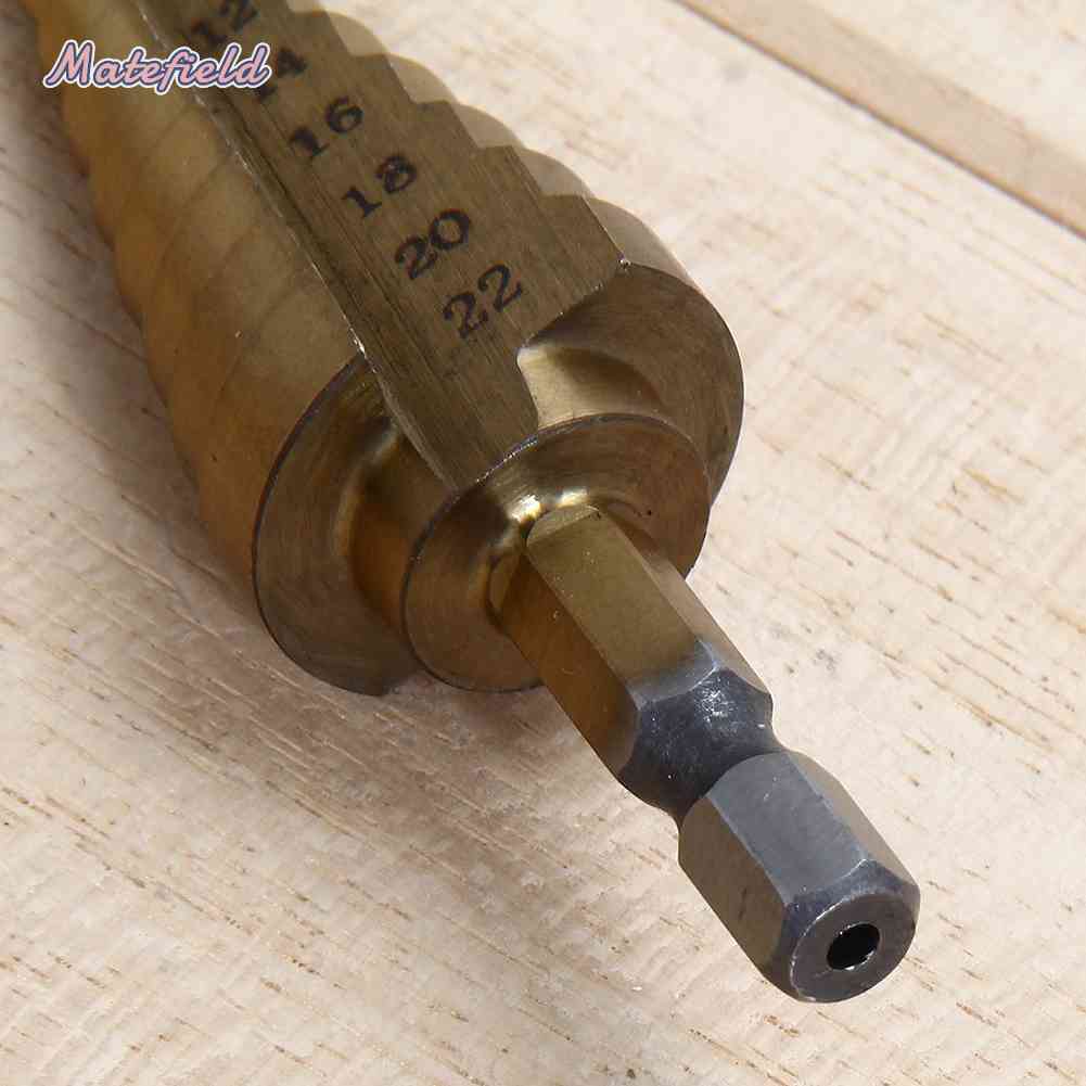 Mũi Khoan Lỗ 4-22MM HSS 4241 Bằng Titan