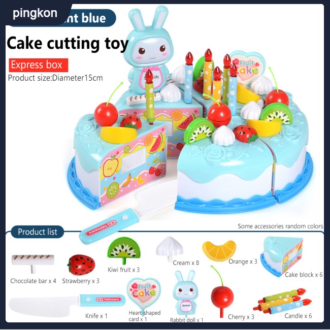 Bộ Đồ Chơi Cắt Bánh Sinh Nhật 37 Món Cho Bé