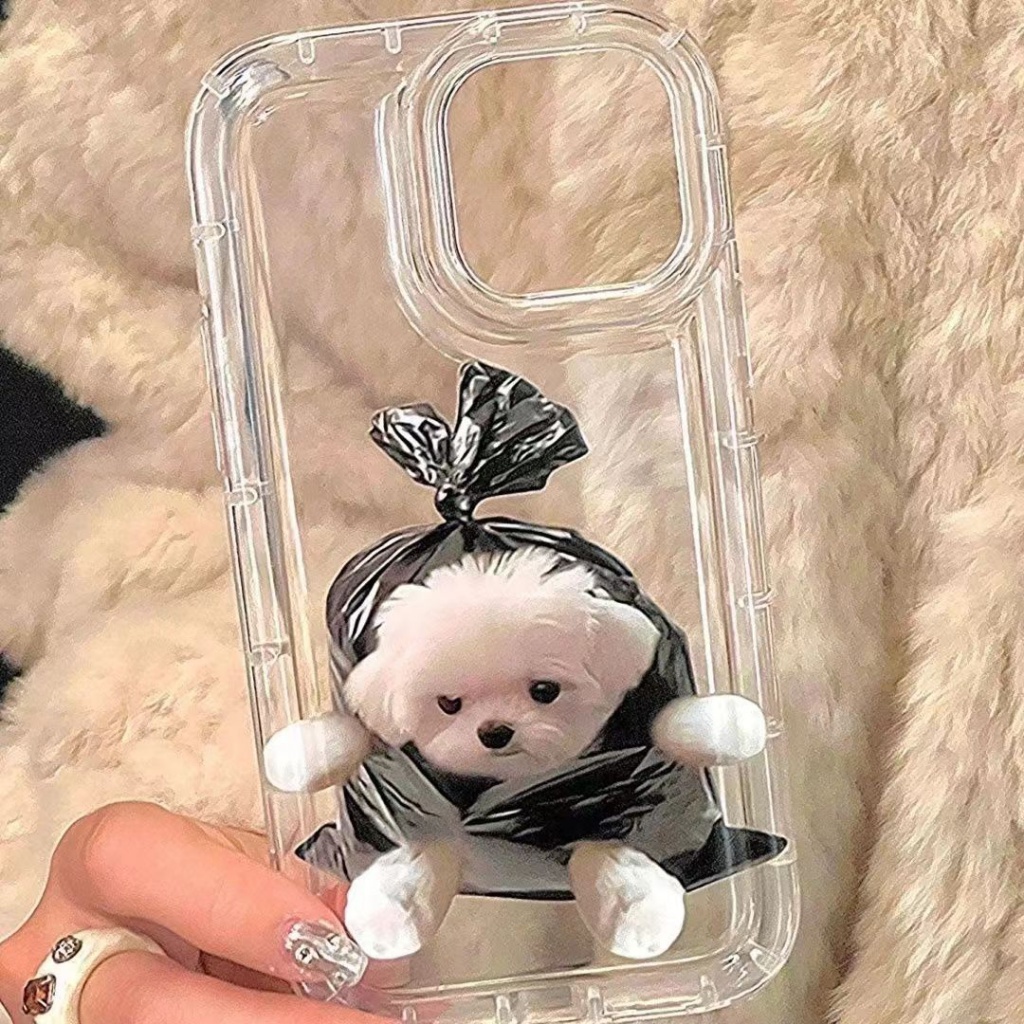 ✅Ốp Điện Thoại Dẻo Trong Suốt Họa Tiết Chú Chó / Mèo Dễ Thương Cho Iphone 138p xr promax / 1214 11 / proxs RP88