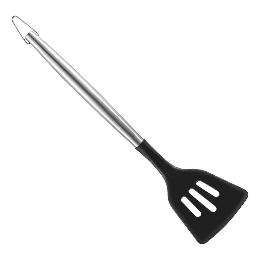 Muỗng Nấu Ăn Bằng Silicone Chống Dính Có Rãnh Tiện Dụng