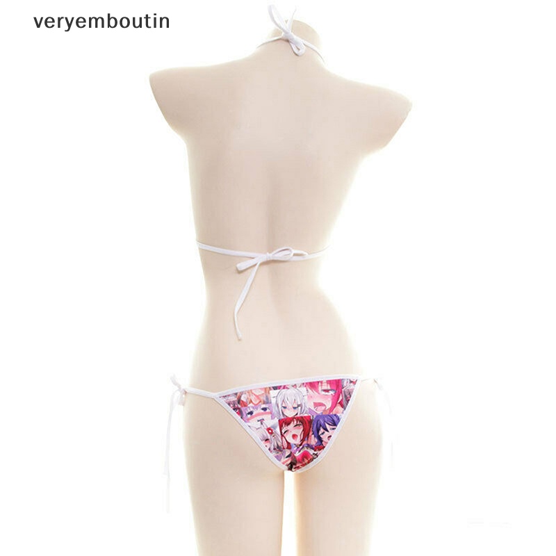 Bộ Đồ Bơi Bikini in Họa Tiết Phong Cách Nhật Bản Quyến Rũ Cho Nữ