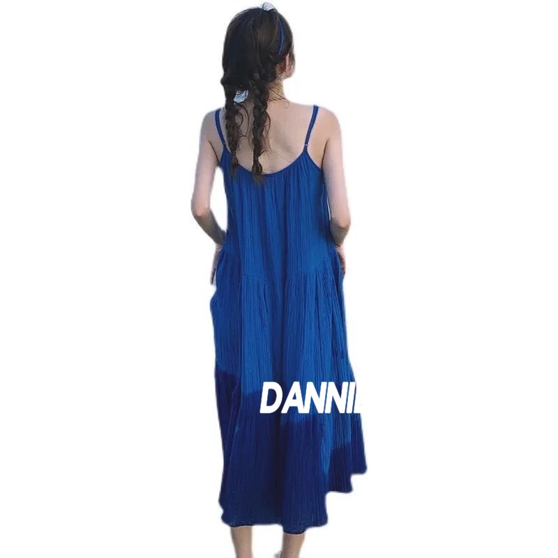 DannieWan  Đầm đầm body váy 2 dây váy thiết kế  Chic Korean Style Phong cách Beautiful A22M14M 36Z230909