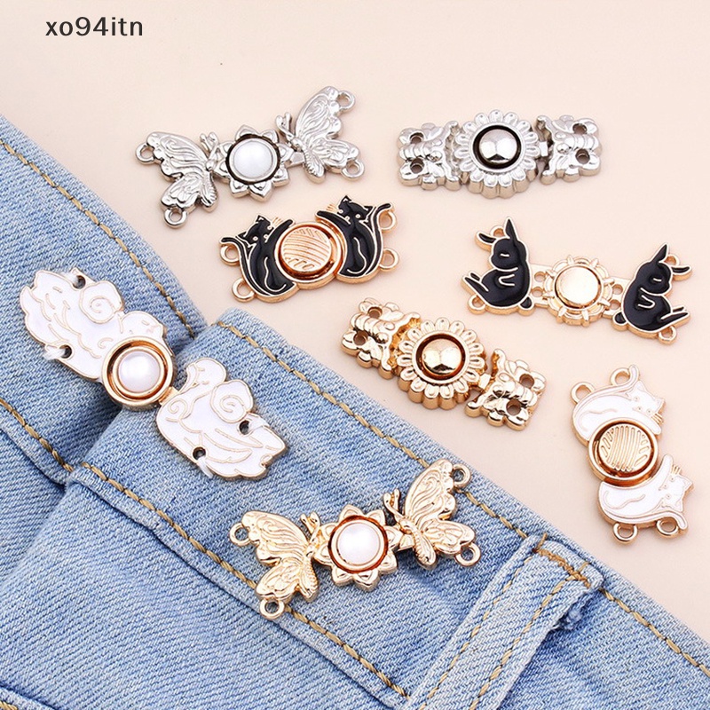 1 Cái Kẹp Thắt Lưng Bằng Kim Loại Điều Chỉnh Được Cho Váy Quần Nữ