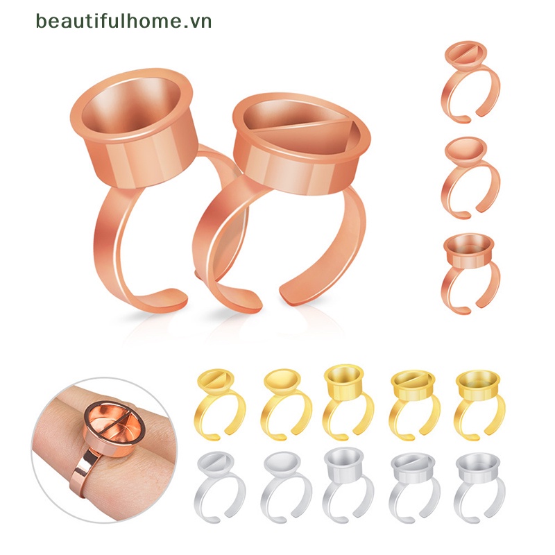 1 Cốc Đựng Keo Xăm Kim Loại Cho Dụng Cụ Trang Điểm